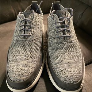**SOLD** COLE HAAN 2 ZEROGRAND STUTOXWR MENS 10.5M WR BLUE/SLEET KNIT